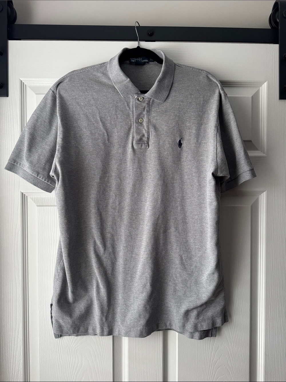 Polo Ralph Lauren Gray Polo Shirt Men’s XL Classic Fit Cotton